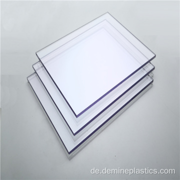 Hochwertige kratzfeste transparente Kunststoffplatte